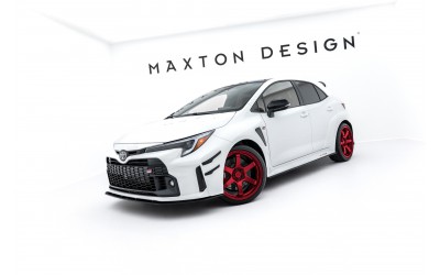 Street Pro Side Skirts Diffusers Toyota GR Corolla Mk12 - Black-Red