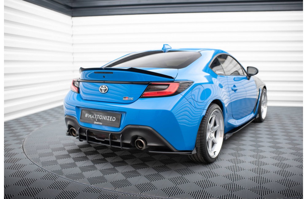 Street Pro Rear Side Splitters V.1 + Flaps Subaru BRZ Mk2 - Black + Gloss Flaps Street Pro Rear Side Splitters V.1 + Flaps Subaru BRZ Mk2 - Black + Gloss Flaps