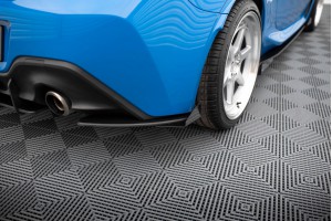 Street Pro Rear Side Splitters V.1 + Flaps Subaru BRZ Mk2 - Black + Gloss Flaps Street Pro Rear Side Splitters V.1 + Flaps Subaru BRZ Mk2 - Black + Gloss Flaps