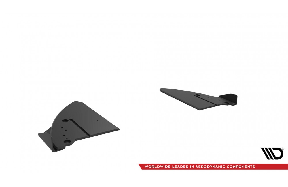 Street Pro Rear Side Splitters V.1 + Flaps Subaru BRZ Mk2 - Black + Gloss Flaps Street Pro Rear Side Splitters V.1 + Flaps Subaru BRZ Mk2 - Black + Gloss Flaps
