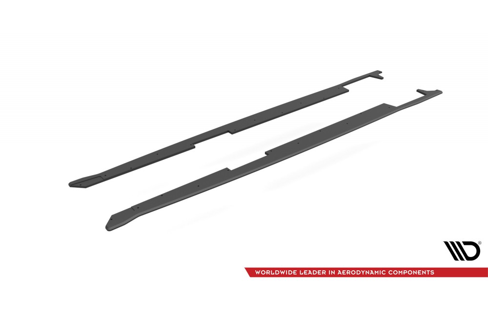 Street Pro Side Skirts Diffusers Toyota Supra Mk5 - Black Street Pro Side Skirts Diffusers Toyota Supra Mk5 - Black
