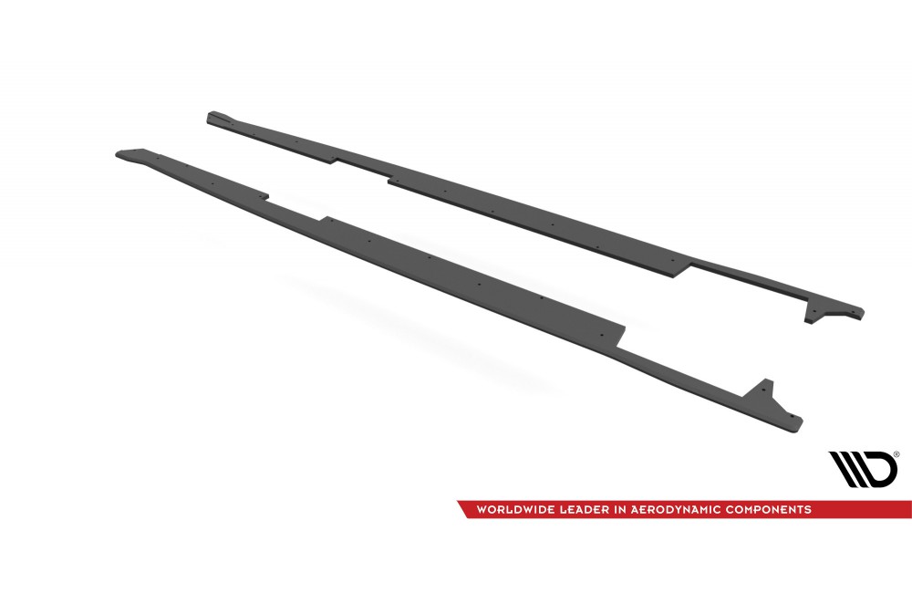 Street Pro Side Skirts Diffusers Toyota Supra Mk5 - Black Street Pro Side Skirts Diffusers Toyota Supra Mk5 - Black