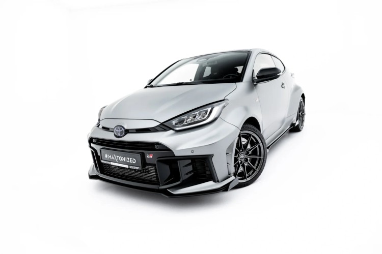Street Pro Μπροστινή Splitter + Flaps Toyota GR Yaris Mk4 Facelift