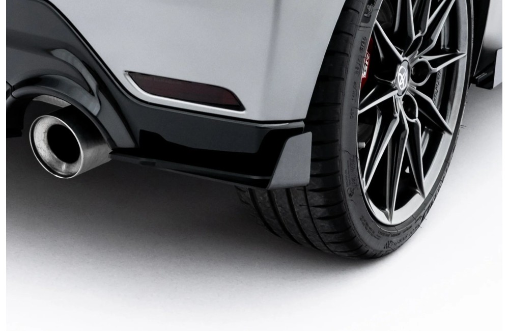 Street Pro Rear Side Splitters + Flaps Toyota GR Yaris Mk4 Facelift