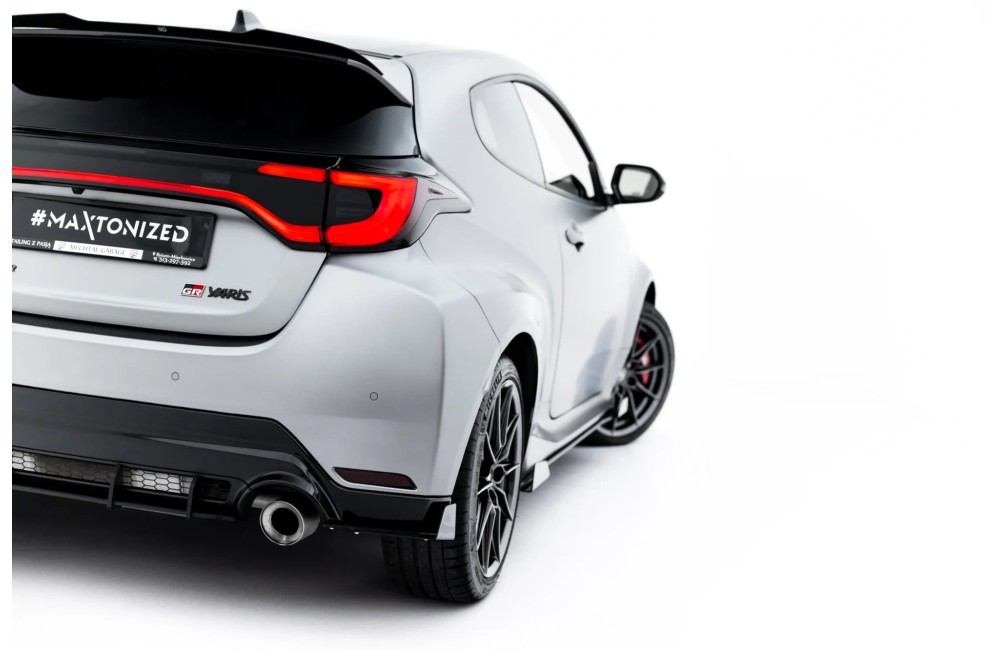 Street Pro Rear Side Splitters + Flaps Toyota GR Yaris Mk4 Facelift