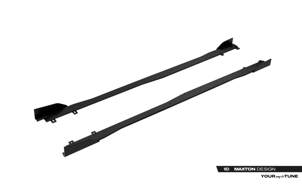 Street Pro Side Skirts Diffusers + Flaps Toyota GR Yaris Mk4 Facelift