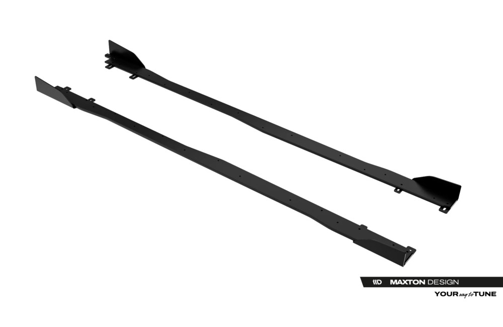Street Pro Side Skirts Diffusers + Flaps Toyota GR Yaris Mk4 Facelift