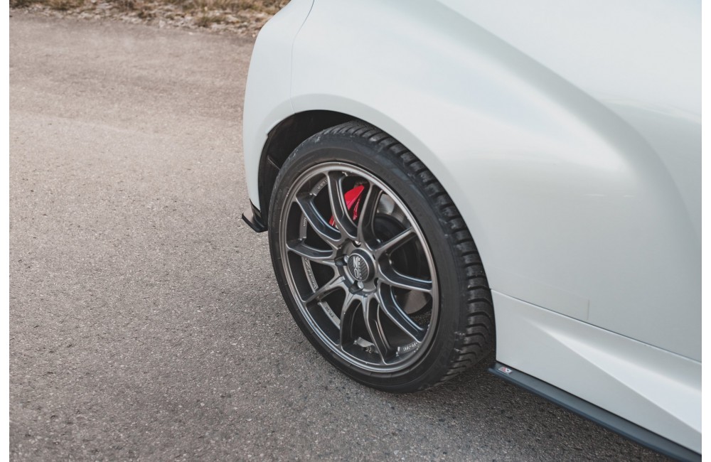Street Pro Rear Side Splitters Toyota GR Yaris Mk4 - Black Street Pro Rear Side Splitters Toyota GR Yaris Mk4 - Black