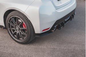 Street Pro Rear Side Splitters Toyota GR Yaris Mk4 - Black Street Pro Rear Side Splitters Toyota GR Yaris Mk4 - Black