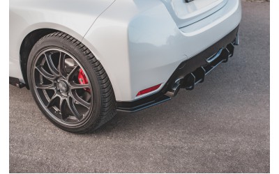 Street Pro Rear Side Splitters Toyota GR Yaris Mk4 - Black