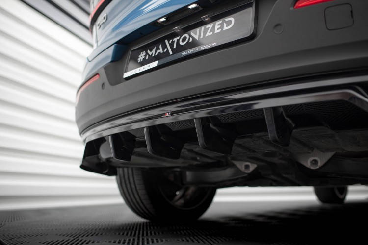 Πίσω Splitter (με κατακόρυφες ράβδους) Volvo C40 Mk1