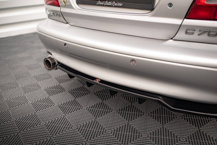 Πίσω Splitter (με κάθετες ράβδους) Volvo C70 Mk1