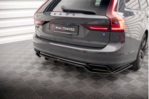 Rear Splitter (with vertical bars) Volvo V90 / S90 R-Design Mk2