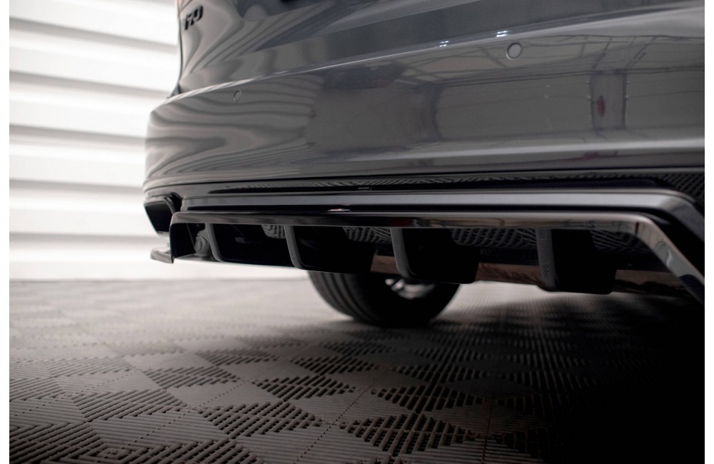 Rear Splitter (with vertical bars) Volvo V90 / S90 R-Design Mk2