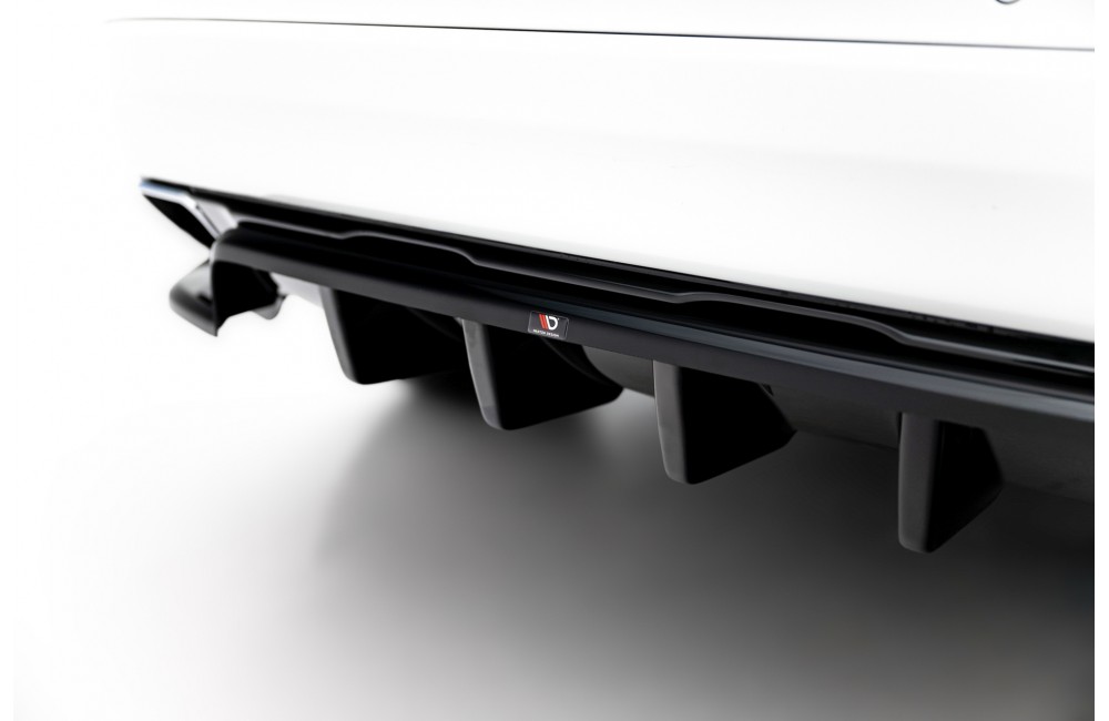 Rear Splitter (with vertical bars) Volvo XC60 Mk1 Facelift