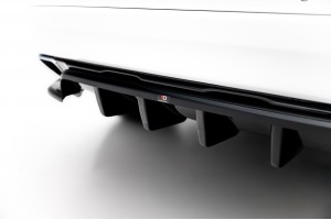 Rear Splitter (with vertical bars) Volvo XC60 Mk1 Facelift