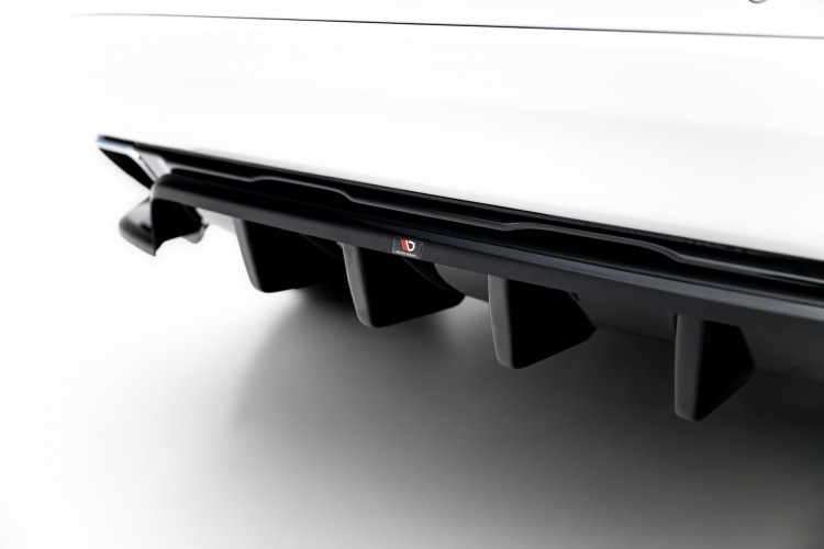 Οπίσθιο Splitter (με κατακόρυφες ράβδους) Volvo XC60 Mk1 Facelift