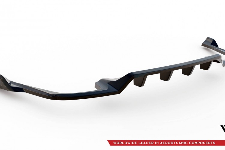 Πίσω splitter (με κατακόρυφες ράβδους) Volvo XC60 R-Design Mk2 Facelift