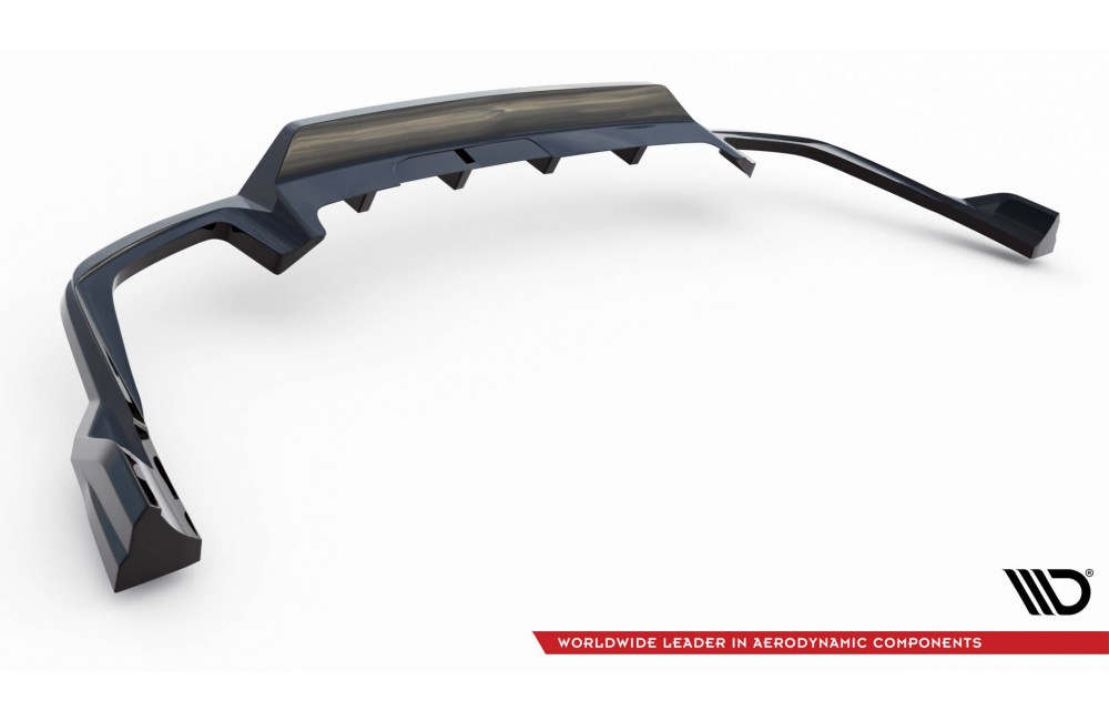 Rear Splitter (with vertical bars) Volvo XC60 R-Design Mk2 Facelift
