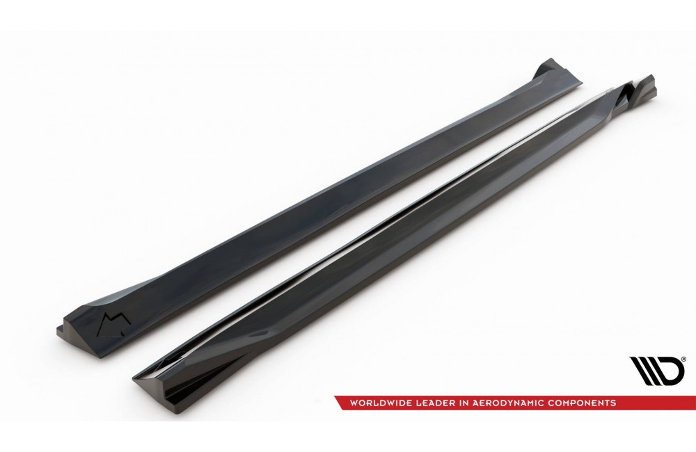 Side Skirts Diffusers Volvo XC60 R-Design Mk2 Facelift Side Skirts Diffusers Volvo XC60 R-Design Mk2 Facelift