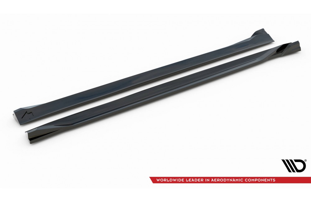 Side Skirts Diffusers Volvo XC60 R-Design Mk2 Facelift Side Skirts Diffusers Volvo XC60 R-Design Mk2 Facelift