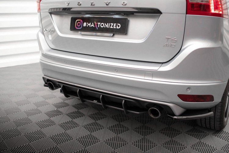 Street Pro πίσω diffuser Volvo XC60 R-Design Mk1 Facelift
