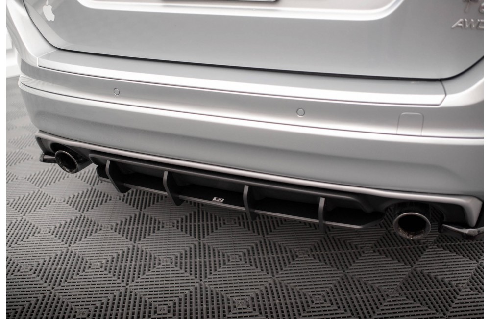 Street Pro Rear Diffuser Volvo XC60 R-Design Mk1 Facelift - Black
