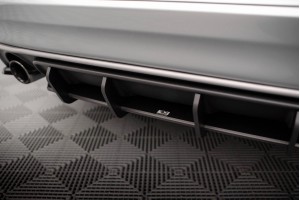 Street Pro Rear Diffuser Volvo XC60 R-Design Mk1 Facelift - Black