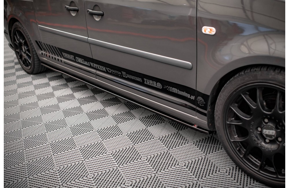 Side Skirts Diffusers Volkswagen Caddy Long Mk3 Facelift Side Skirts Diffusers Volkswagen Caddy Long Mk3 Facelift