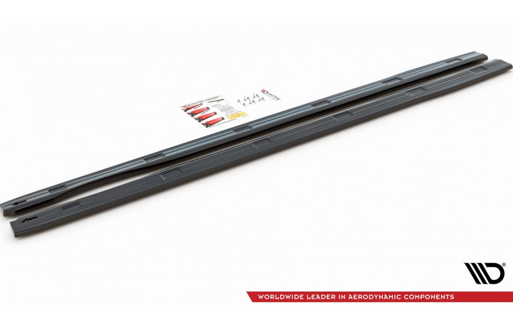 Side Skirts Diffusers Volkswagen Caddy Long Mk3 Facelift Side Skirts Diffusers Volkswagen Caddy Long Mk3 Facelift