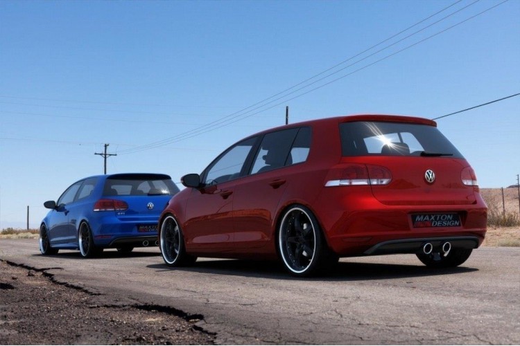 ΠΙΣΩ VALANCE VW Golf V R32 Look για VW Golf VI