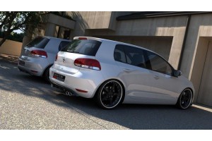 REAR VALANCE VW GOLF VI WITH 2 EXHAUST HOLE