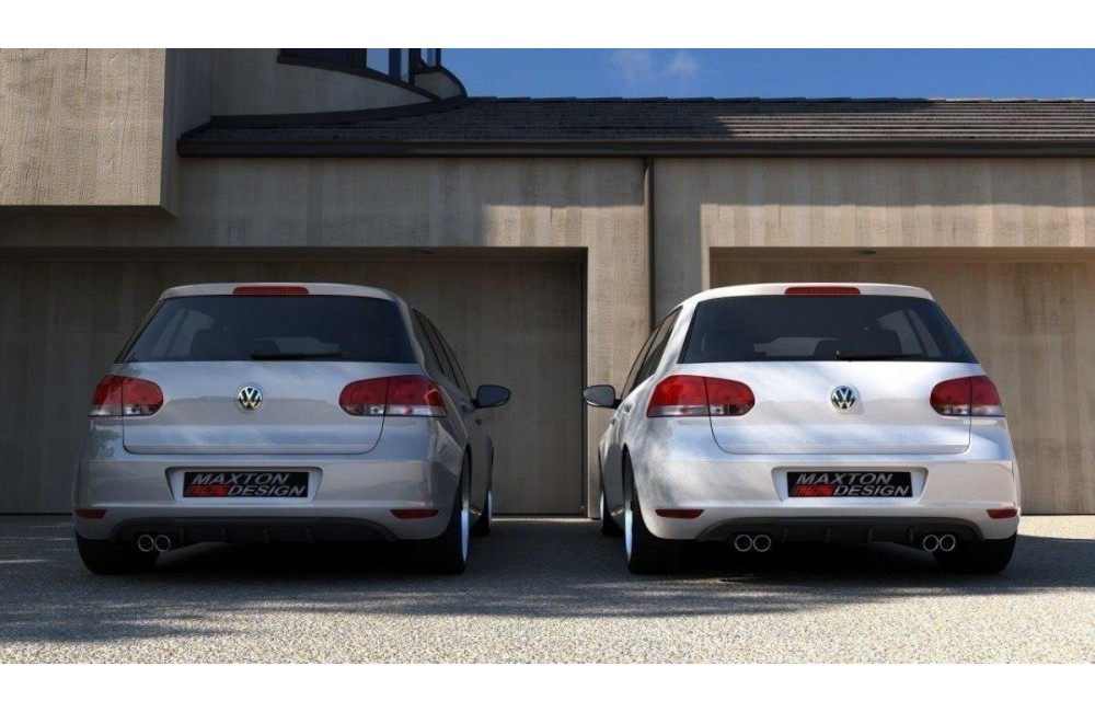 REAR VALANCE VW GOLF VI WITH 2 EXHAUST HOLE