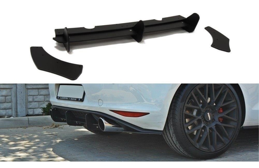 VW GOLF MK7 GTI REAR DIFFUSER & REAR SIDE SPLITTERS VW GOLF MK7 GTI REAR DIFFUSER & REAR SIDE SPLITTERS