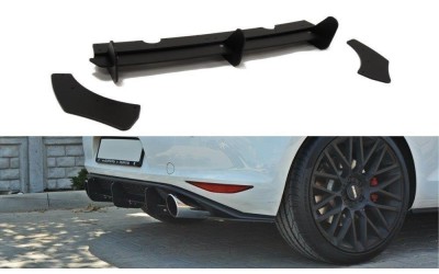 VW GOLF MK7 GTI REAR DIFFUSER & REAR SIDE SPLITTERS