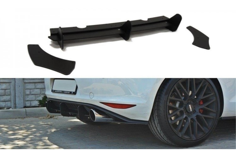 VW GOLF MK7 GTI ΠΙΣΩ ΑΕΡΑΤΟΜΗ & ΠΙΣΩ SPLITTERS