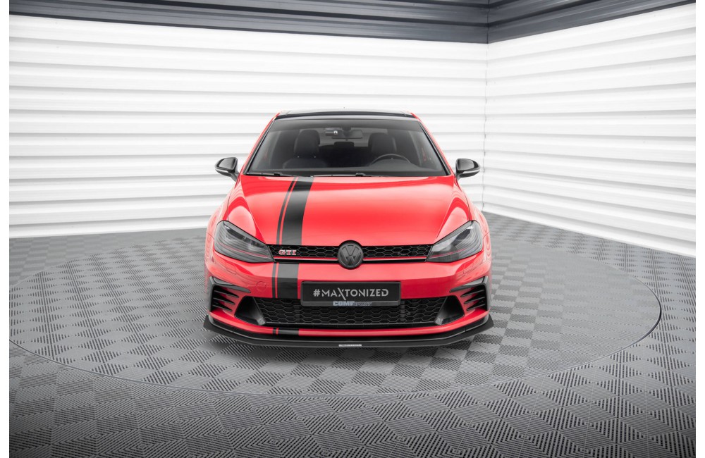 FRONT RACING SPLITTER VW GOLF VII GTI CLUBSPORT FRONT RACING SPLITTER VW GOLF VII GTI CLUBSPORT