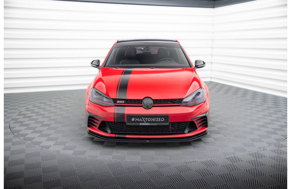FRONT SPLITTER VW GOLF Mk7 GTI CLUBSPORT - Gloss Black