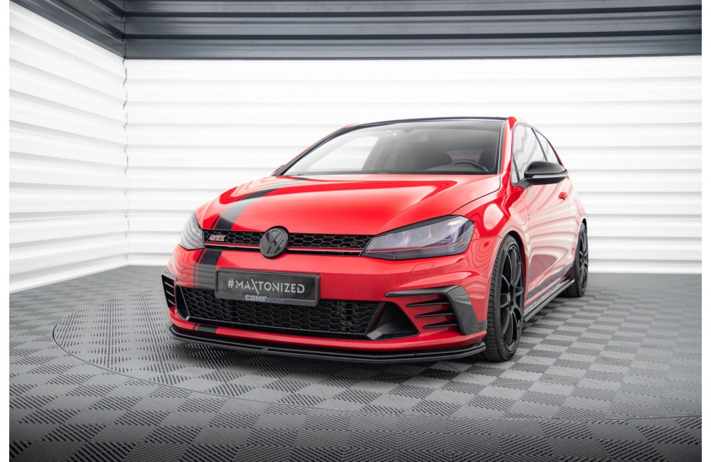 FRONT SPLITTER VW GOLF Mk7 GTI CLUBSPORT - Gloss Black