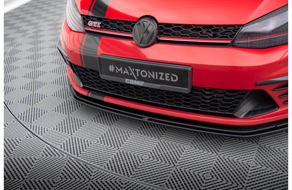 FRONT SPLITTER VW GOLF Mk7 GTI CLUBSPORT - Gloss Black