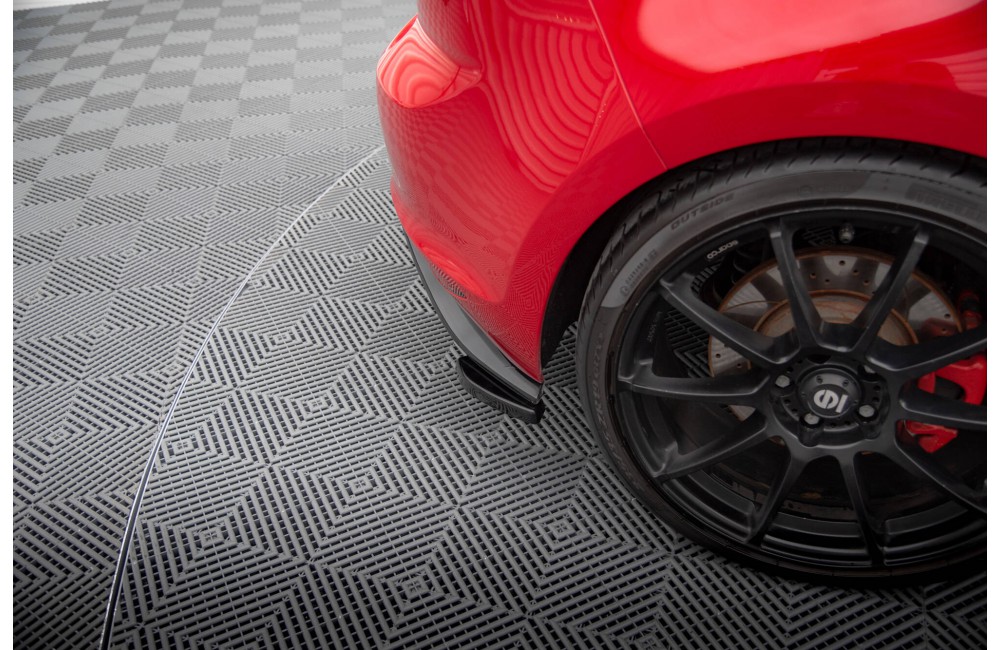 REAR SIDE SPLITTERS VW GOLF Mk7 GTI CLUBSPORT - Gloss Black