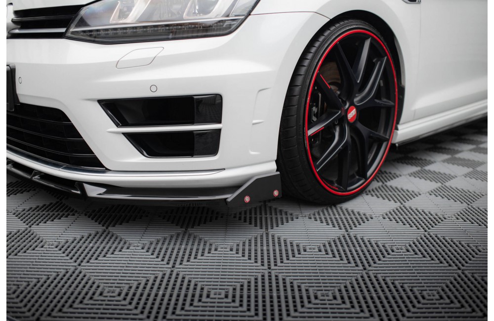 Front Splitter V.5 + Flaps Volkswagen Golf R / R-Line Mk7