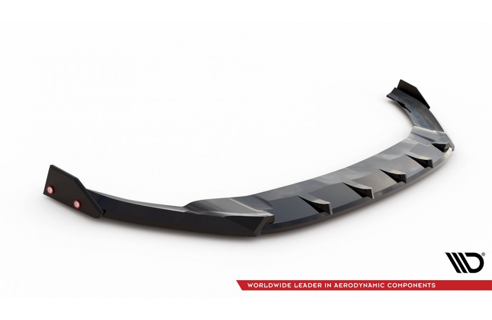 Front Splitter V.5 + Flaps Volkswagen Golf R / R-Line Mk7