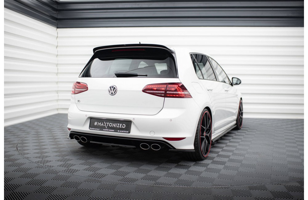 Rear Splitter VW GOLF VII R (with vertical bars)