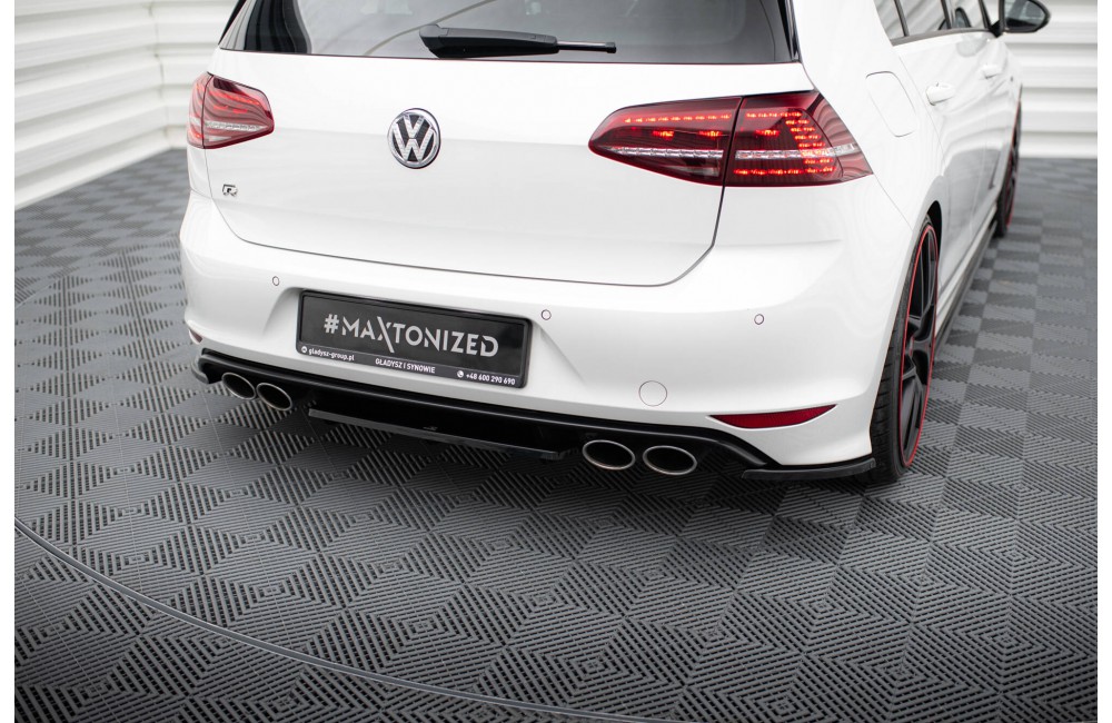Rear Splitter VW GOLF VII R (with vertical bars)