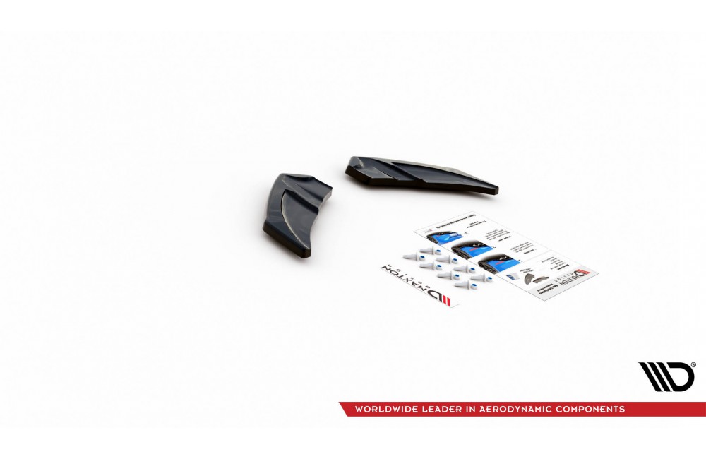 Rear Side Splitters V.3 Volkswagen Golf R Mk7