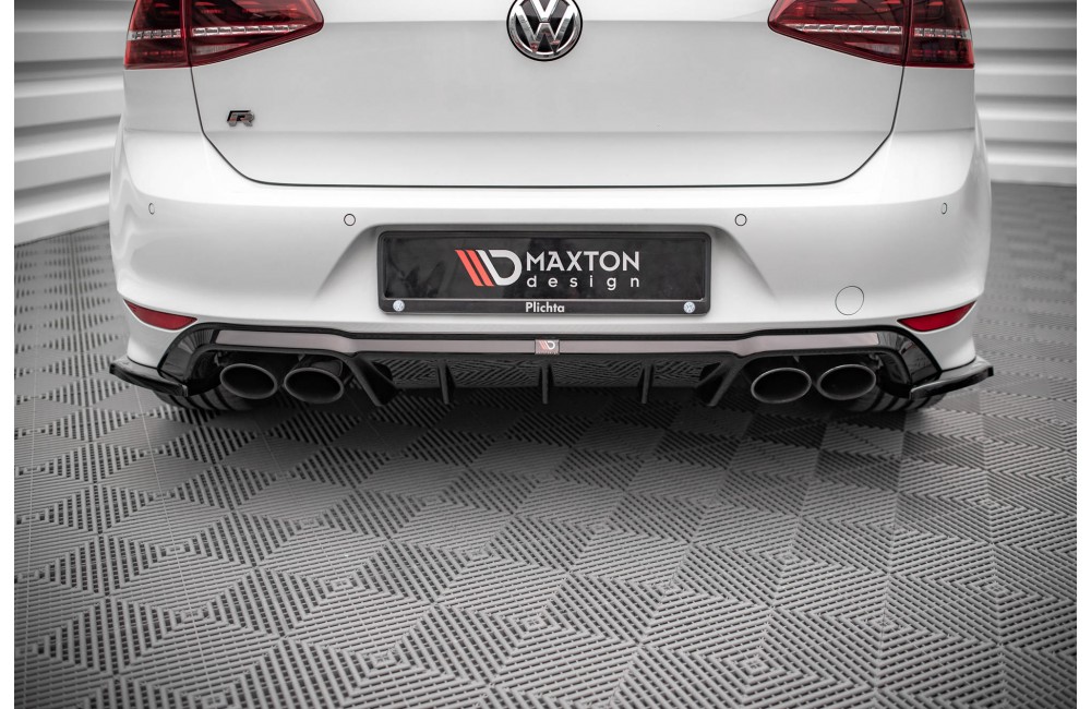 Rear Side Splitters V.4 Volkswagen Golf R Mk7