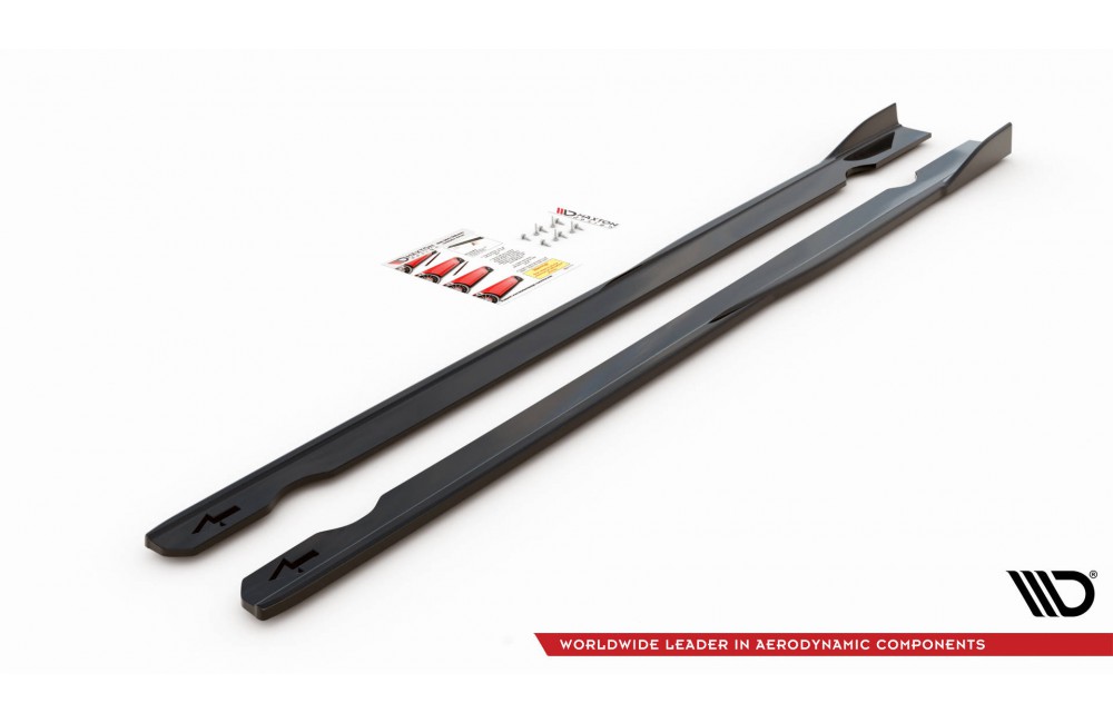 Side Skirts Diffusers V.2 Volkswagen Golf R / R-Line Mk7 Side Skirts Diffusers V.2 Volkswagen Golf R / R-Line Mk7