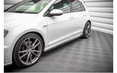Side Skirts Diffusers V.2 Volkswagen Golf R / R-Line Mk7