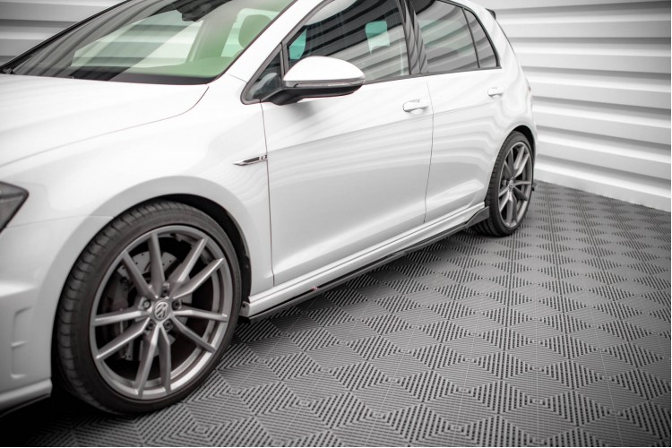 Side Skirts Diffusers V.2 Volkswagen Golf R \/ R-Line Mk7